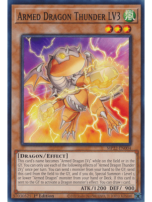 Armed Dragon Thunder LV3 - MP22-EN004 - Common 