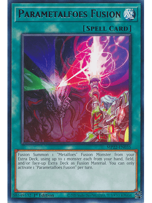 Parametalfoes Fusion - MP22-EN035 - Rare 
