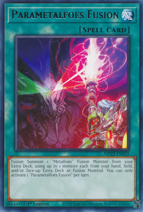 Parametalfoes Fusion - MP22-EN035 - Rare 