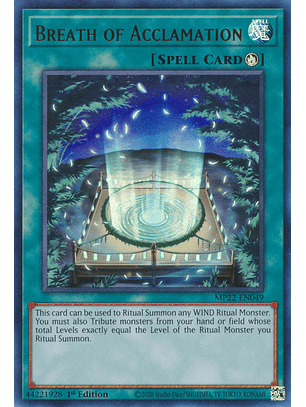 Breath of Acclamation - MP22-EN049 - Ultra Rare 