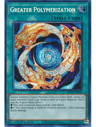 Greater Polymerization - MP22-EN050 - Prismatic Secret Rare