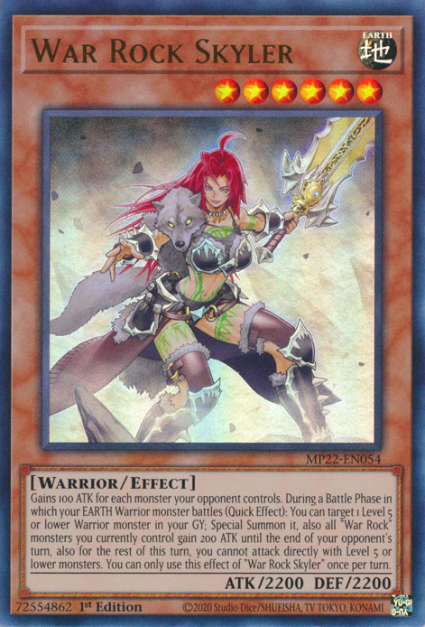 War Rock Skyler - MP22-EN054 - Ultra Rare  1