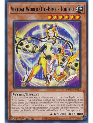 Virtual World Oto-Hime - Toutou - MP22-EN055 - Rare