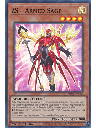 ZS - Armed Sage - MP22-EN058 - Super Rare