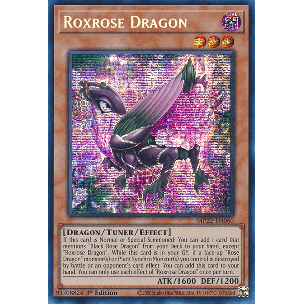 Roxrose Dragon - MP22-EN060 - Prismatic Secret Rare