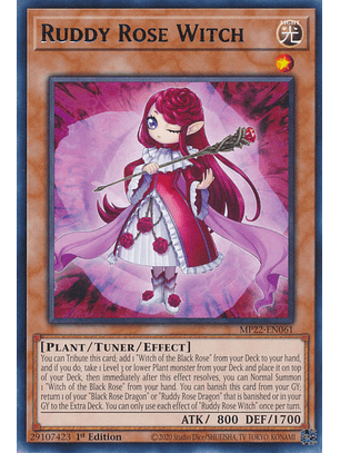 Ruddy Rose Witch - MP22-EN061 - Rare 