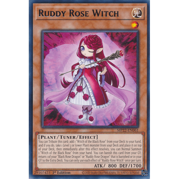 Ruddy Rose Witch - MP22-EN061 - Rare 