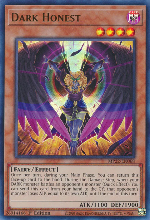 Dark Honest - MP22-EN068 - Ultra Rare 