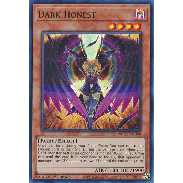 Dark Honest - MP22-EN068 - Ultra Rare 