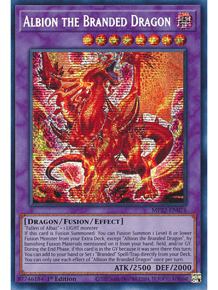 Albion the Branded Dragon - MP22-EN076 - Prismatic Secret Rare