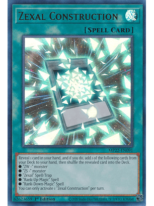 Zexal Construction - MP22-EN091 - Ultra Rare