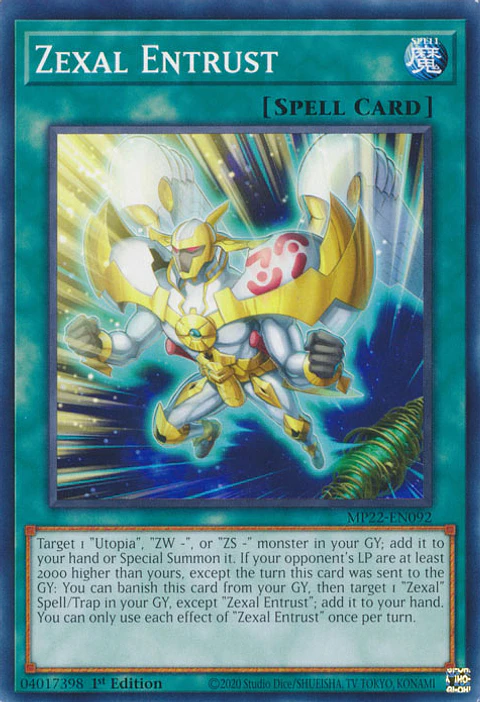 Zexal Entrust - MP22-EN092 - Common 