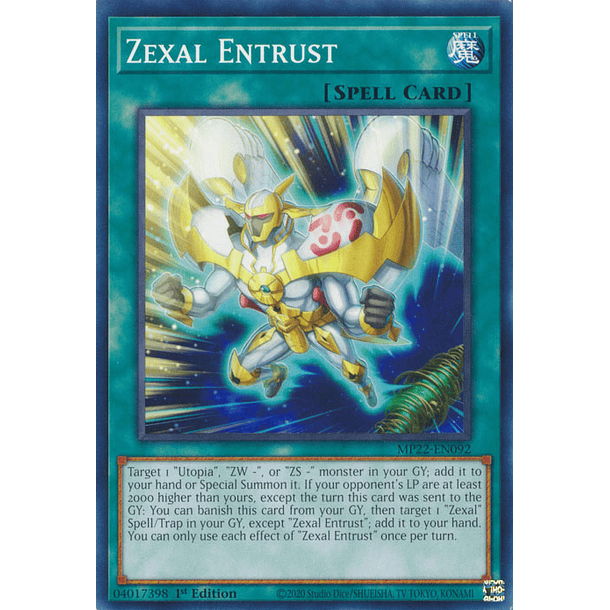 Zexal Entrust - MP22-EN092 - Common 