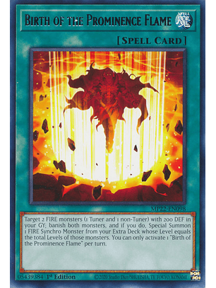 Birth of the Prominence Flame - MP22-EN098 - Rare