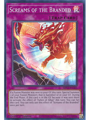 Screams of the Branded - MP22-EN103 - Super Rare