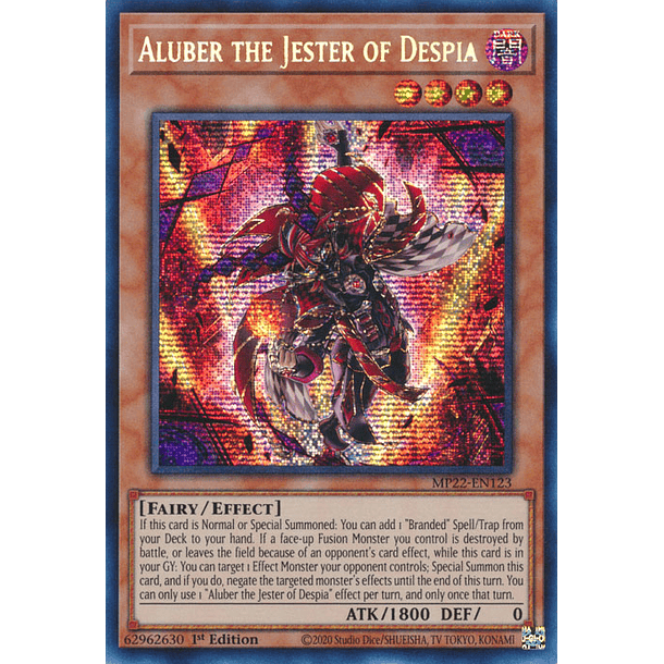 Aluber the Jester of Despia - MP22-EN123 - Prismatic Secret Rare