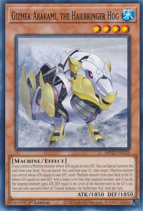 Gizmek Arakami, the Hailbringer Hog - MP22-EN133 - Common 