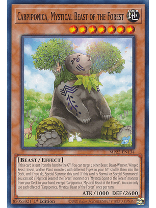 Carpiponica, Mystical Beast of the Forest - MP22-EN134 - Common