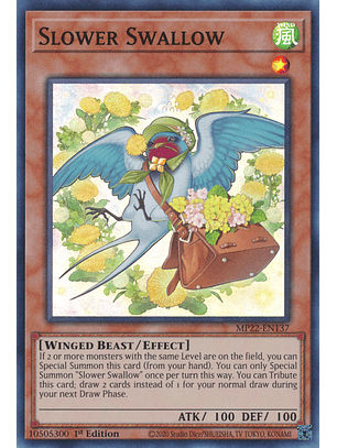 Slower Swallow - MP22-EN137 - Super Rare