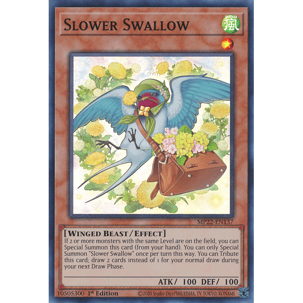 Slower Swallow - MP22-EN137 - Super Rare