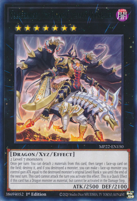 Voloferniges, the Darkest Dragon Doomrider - MP22-EN150 - Rare 1