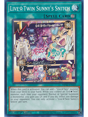 Live☆Twin Sunny's Snitch - MP22-EN161 - Common 