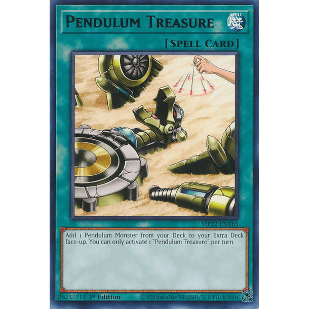 Pendulum Treasure - MP22-EN165 - Rare