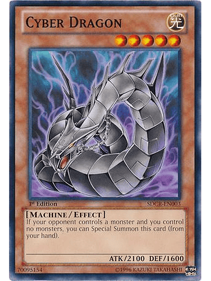 Cyber Dragon (Black) - SDCR-EN003 - Common 