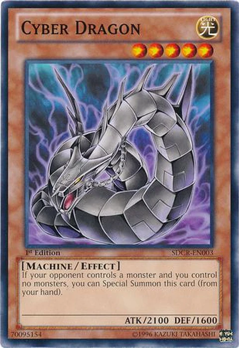 Cyber Dragon (Black) - SDCR-EN003 - Common 