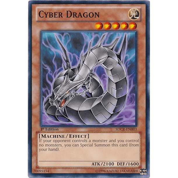 Cyber Dragon (Black) - SDCR-EN003 - Common 