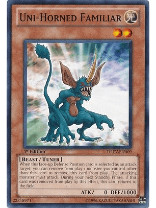 Uni-Horned Familiar - DREV-EN009 - Common