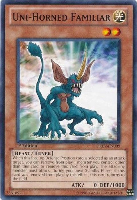 Uni-Horned Familiar - DREV-EN009 - Common