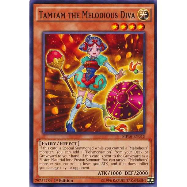Tamtam the Melodious Diva - MP16-EN055 - Common