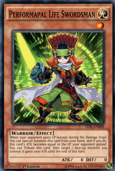 Performapal Life Swordsman - TDIL-EN008 - Common