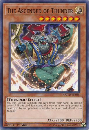 The Ascended of Thunder - COTD-EN036 - Common 1