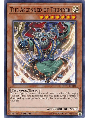 The Ascended of Thunder - COTD-EN036 - Common