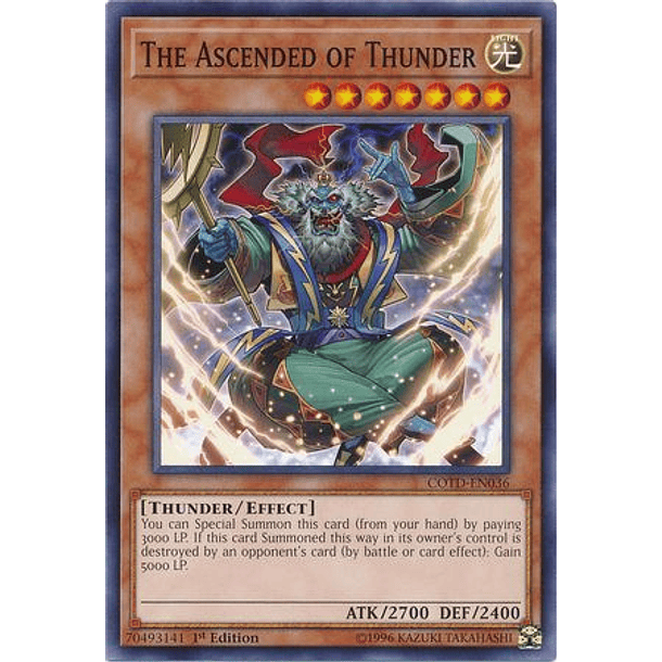 The Ascended of Thunder - COTD-EN036 - Common
