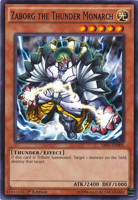Zaborg the Thunder Monarch - SR01-EN005 - Common 