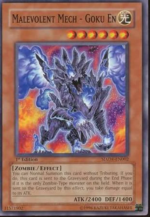 Malevolent Mech - Goku En - SDZW-EN002 - Common 