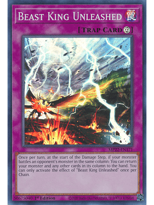 Beast King Unleashed - MP22-EN171 - Super Rare