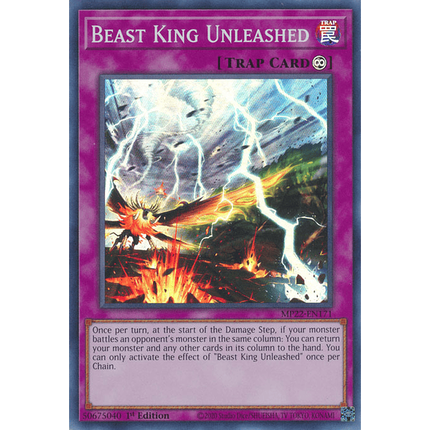 Beast King Unleashed - MP22-EN171 - Super Rare