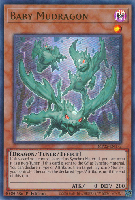Baby Mudragon - MP22-EN172 - Ultra Rare 1