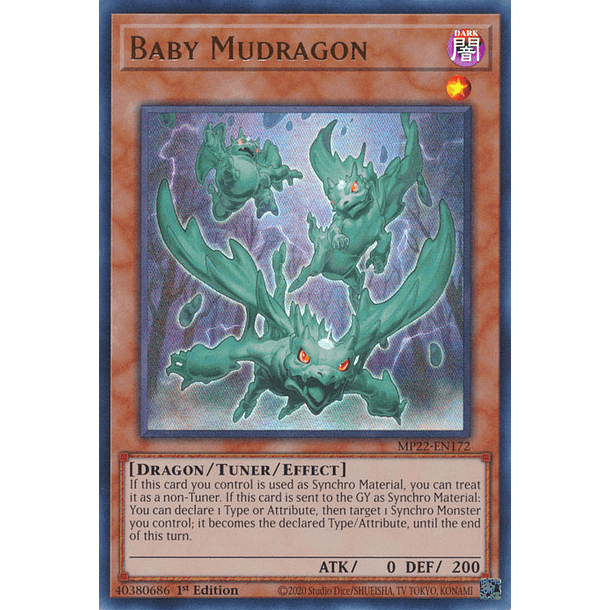 Baby Mudragon - MP22-EN172 - Ultra Rare