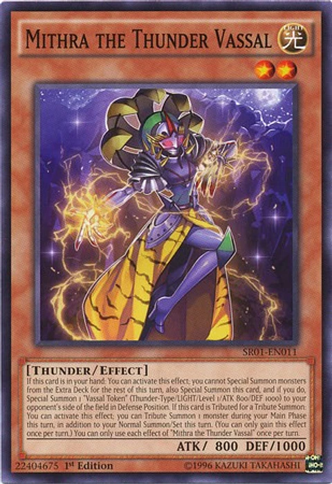 Mithra the Thunder Vassal - SR01-EN011 - Common