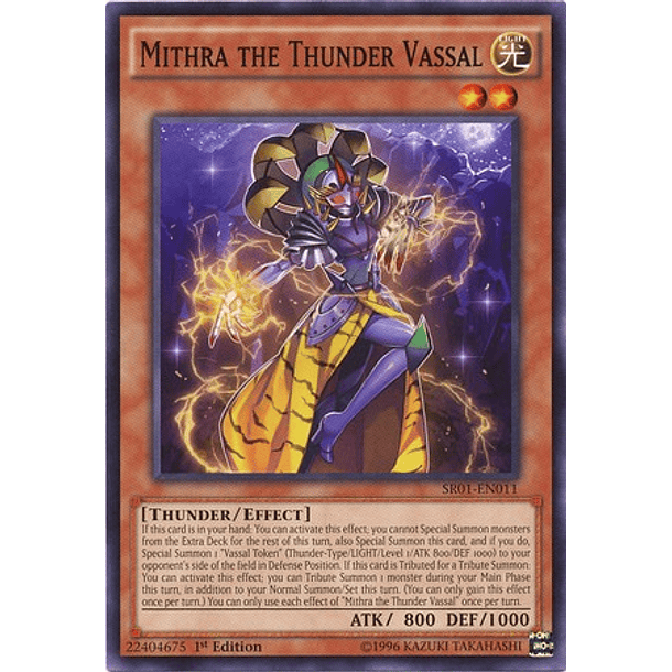 Mithra the Thunder Vassal - SR01-EN011 - Common
