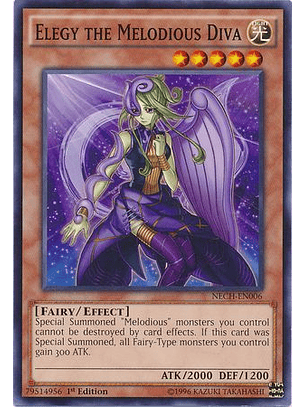 Elegy the Melodious Diva - NECH-EN006 - Common