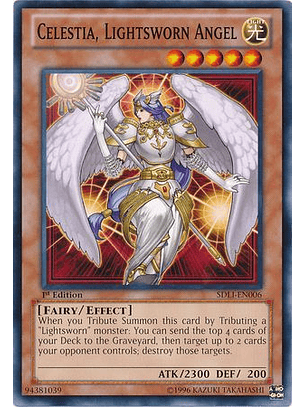 Celestia, Lightsworn Angel - SDLI-EN006 - Common
