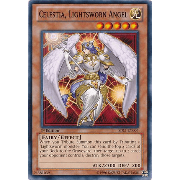 Celestia, Lightsworn Angel - SDLI-EN006 - Common