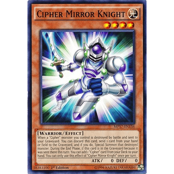 Cipher Mirror Knight - MP17-EN136 - Common