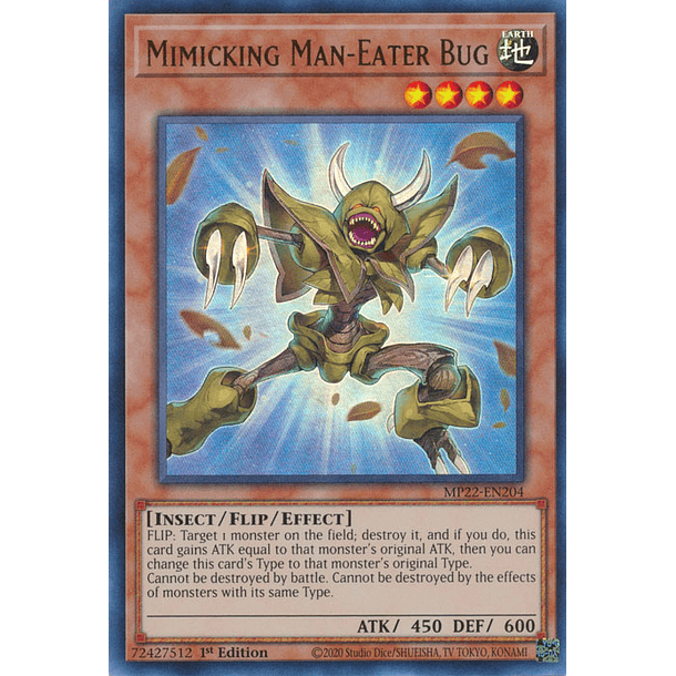 Mimicking Man-Eater Bug - MP22-EN204 - Ultra Rare